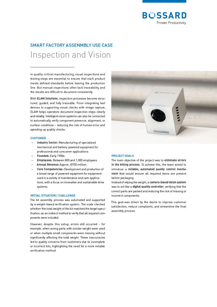 Thumbnail Inspection and Vision