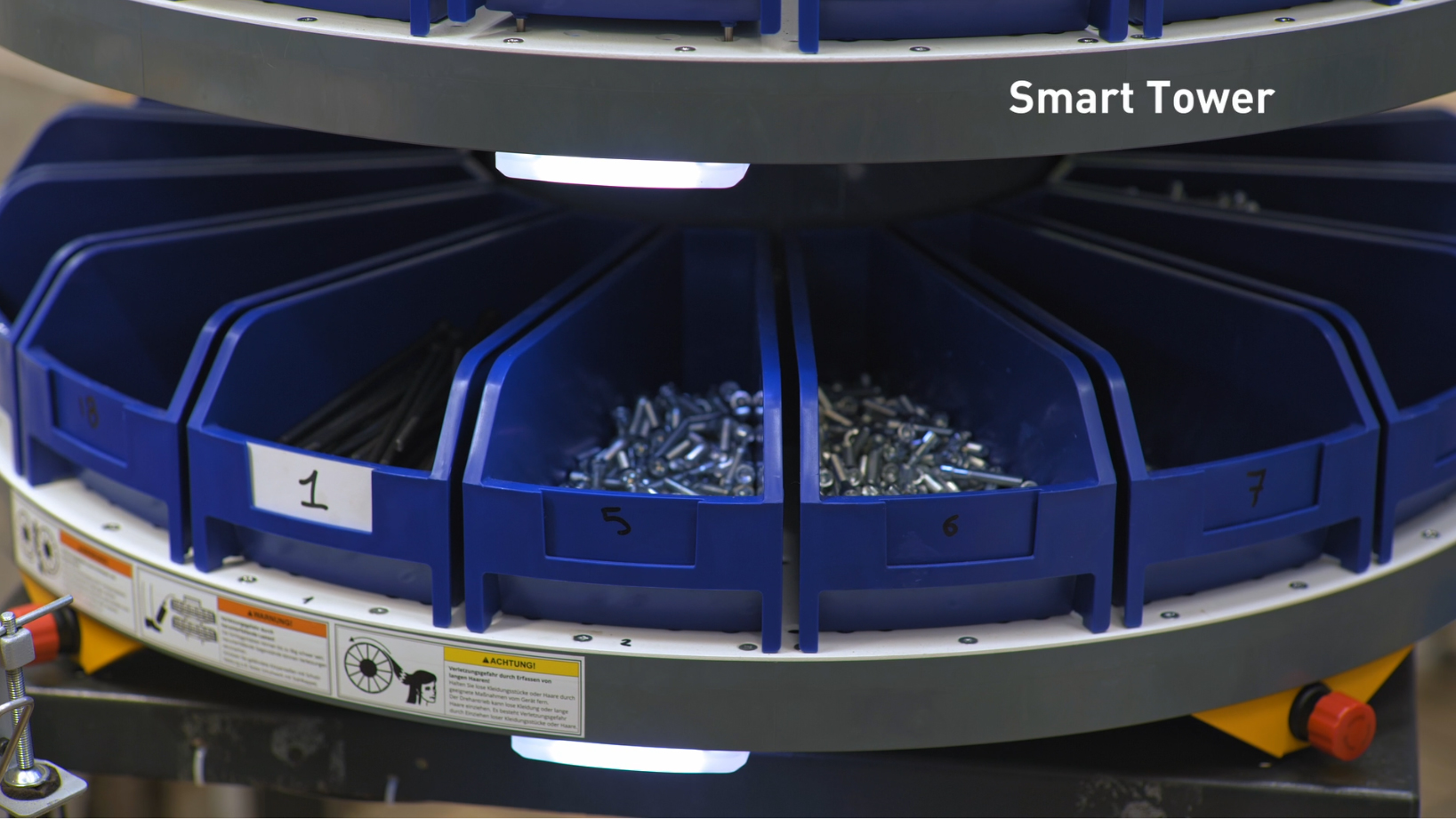 Torre de Smart Factory Assembly en la línea de producción de Mecal