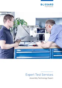 Cover of Expert Test Services brochure