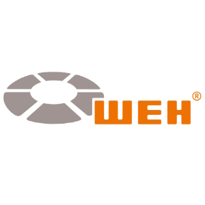 WEH Firmenlogo in Orange und Grau