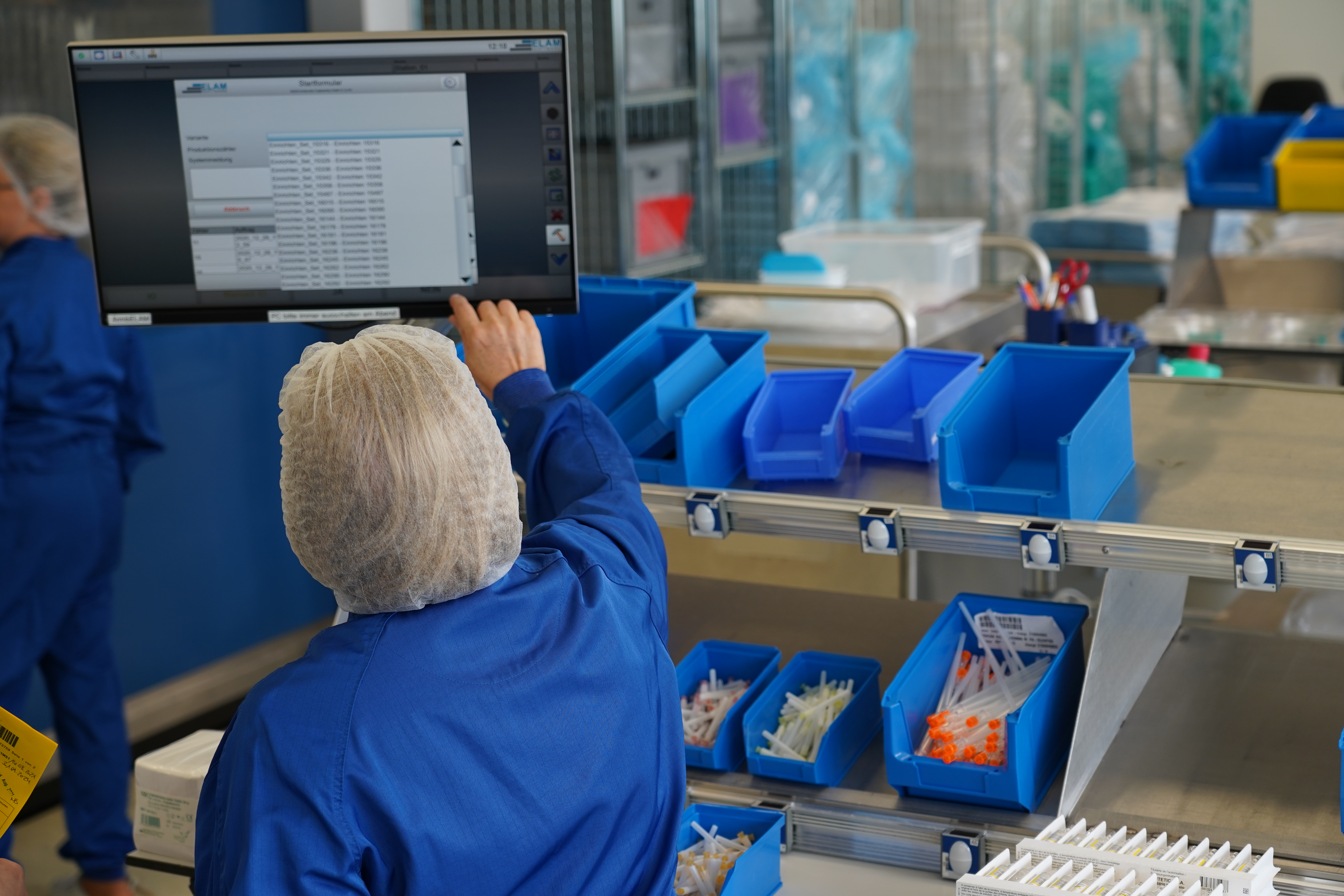 
Digitale Montagearbeitsstation für chemische Analysegeräte