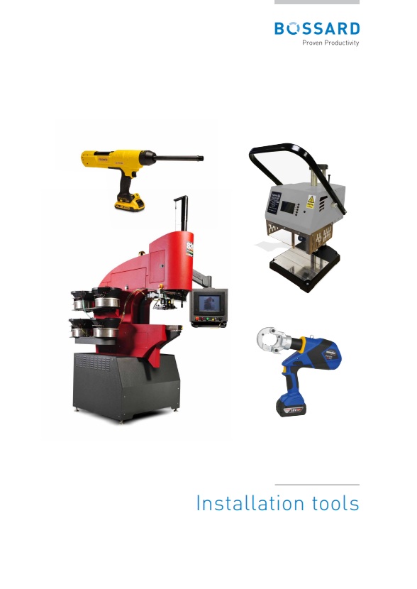 Brochure degli strumenti di installazione Thumbnail