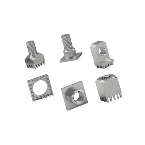 Six different MTCON power elements for connecting high currents to PCBs