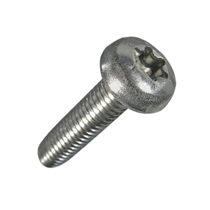 A Taptite 2000 screw for thread-forming in metals on white background