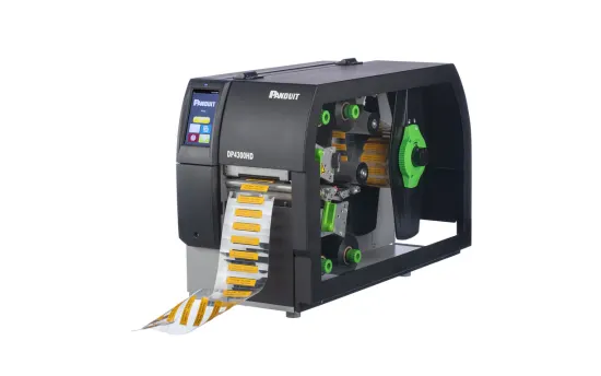 A Panduit DP4300HD printer especially designed for cable identification and management.