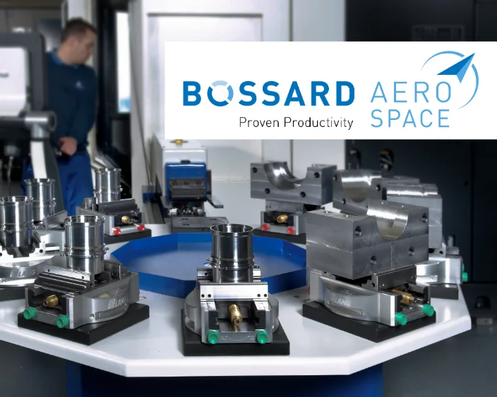 Built-to-print Teile mit Bossard Aerospace Logo
