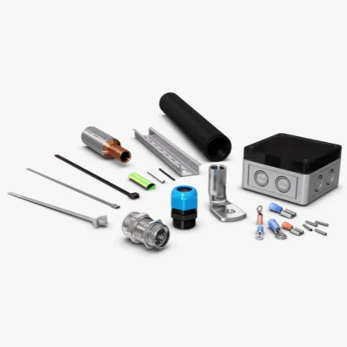 Verschiedene Elektrische Komponenten für Befestigungslösungen