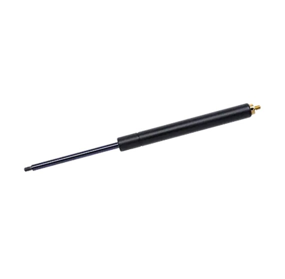 A black Camloc Motion Control VARI-LIFT gas spring on white background