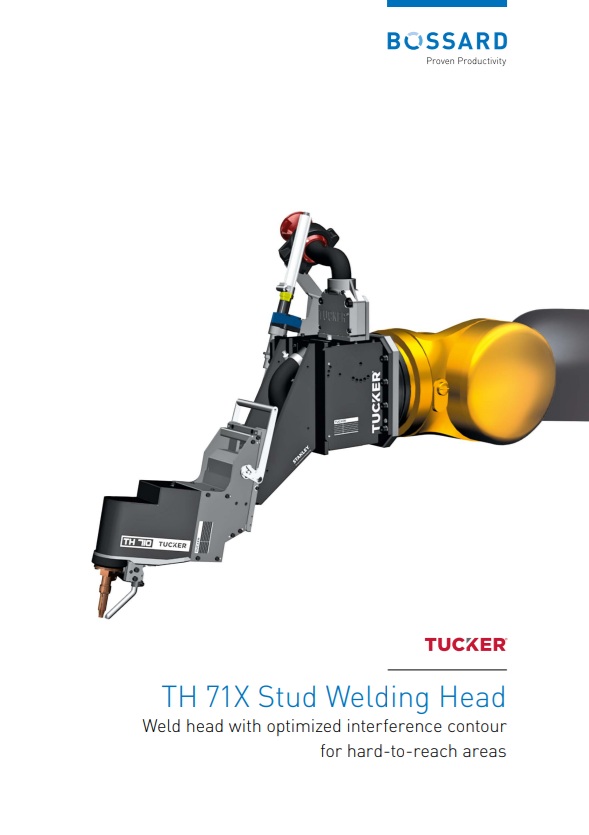 Brochure della Testa di Saldatura a Prigioniero Thumbnail Tucker TH 71X