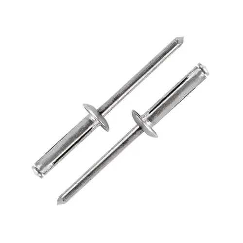 Two AVDEL® Klamp-Tite® non-structural blind rivets on a white background.