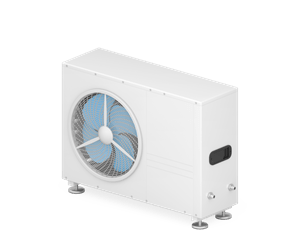 Standard HVAC outdoor compressor