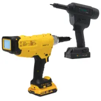 Zwei batteriebetriebene Setzgeräte für Blindniete und Blindnietschrauben