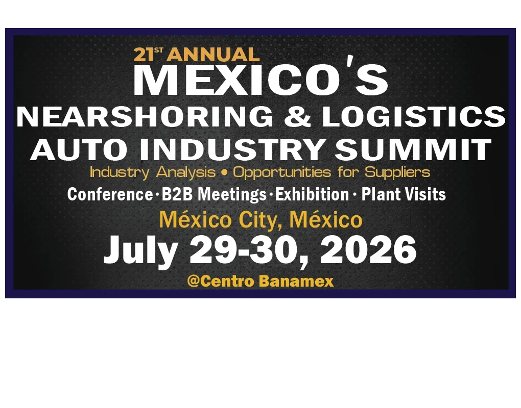 Nearshoring and Automotive Summit, Mexico City, Mexiko 2026 Logo