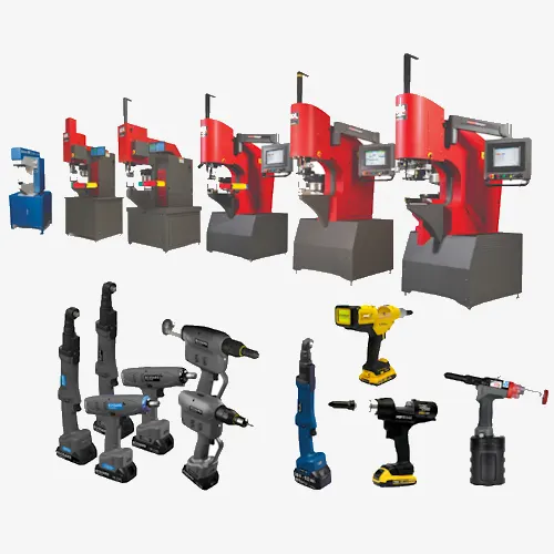 Verschiedene Maschinen und Werkzeuge für Verbindungstechnologie