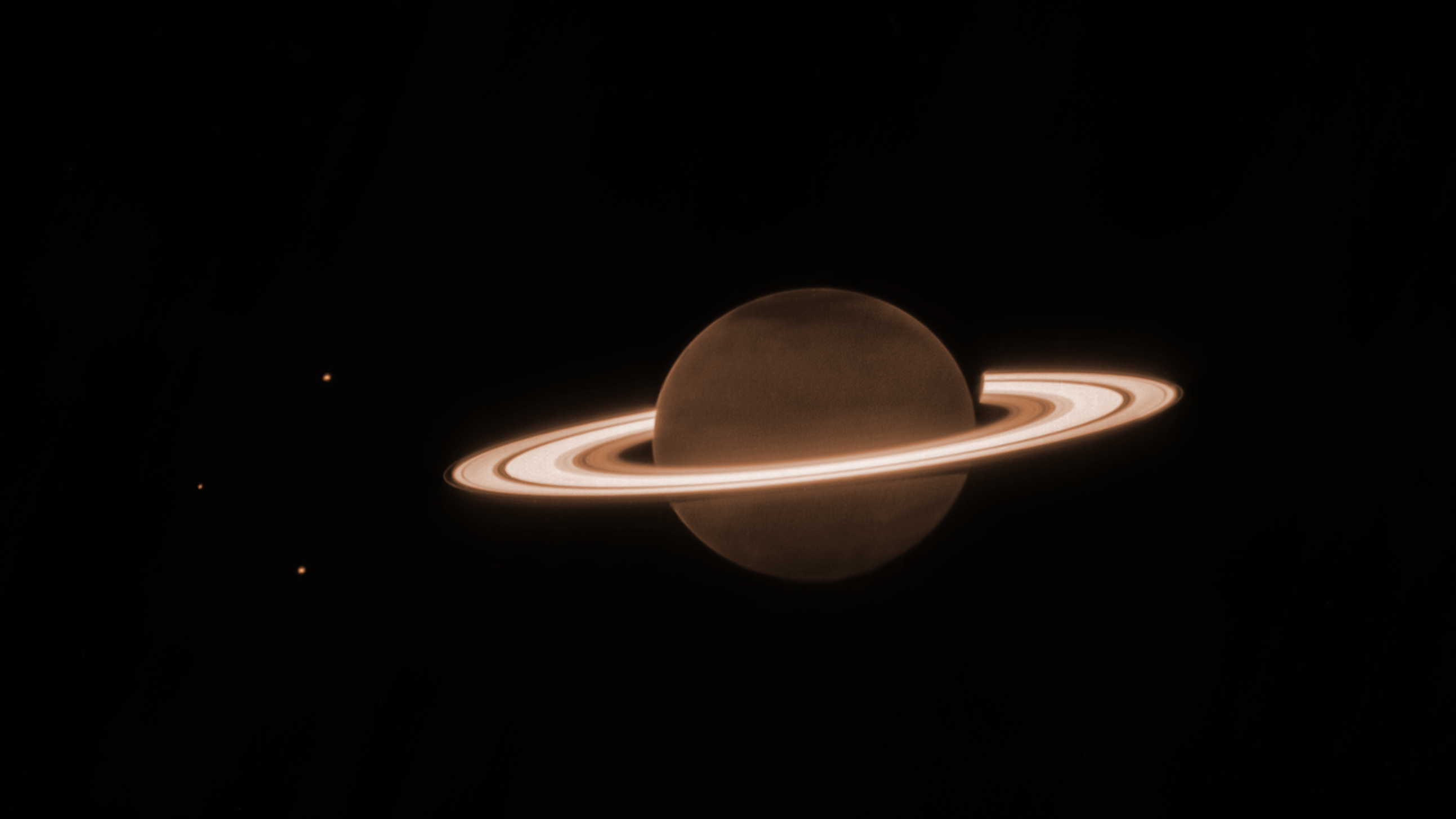 Et bilde fra Saturn fra NASA
