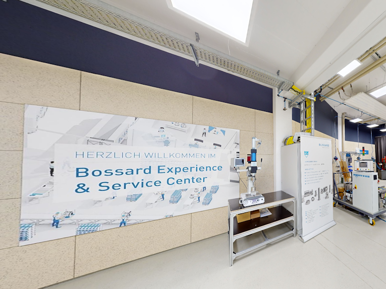 Bossard Deutschland Virtuelle Tour Experience and Service Center Einpressmaschinen und Handsetzgeräte