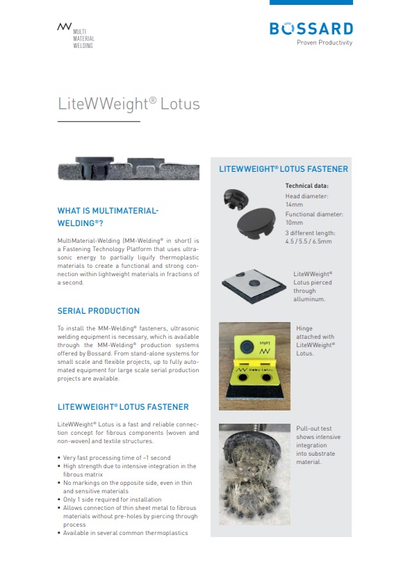 Miniatura MM-Welding LiteWWeight® Lotus