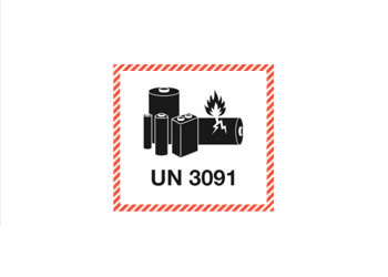 Logo pin Lithium UN 3091