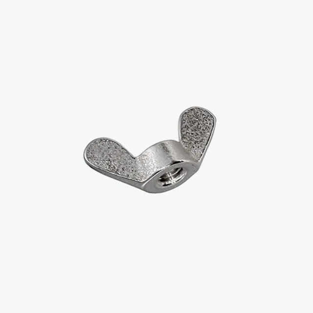 fløjmøtrik din 315 forniklet messing