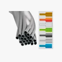 Krympeflex 2:1 stænger med tynde vægge