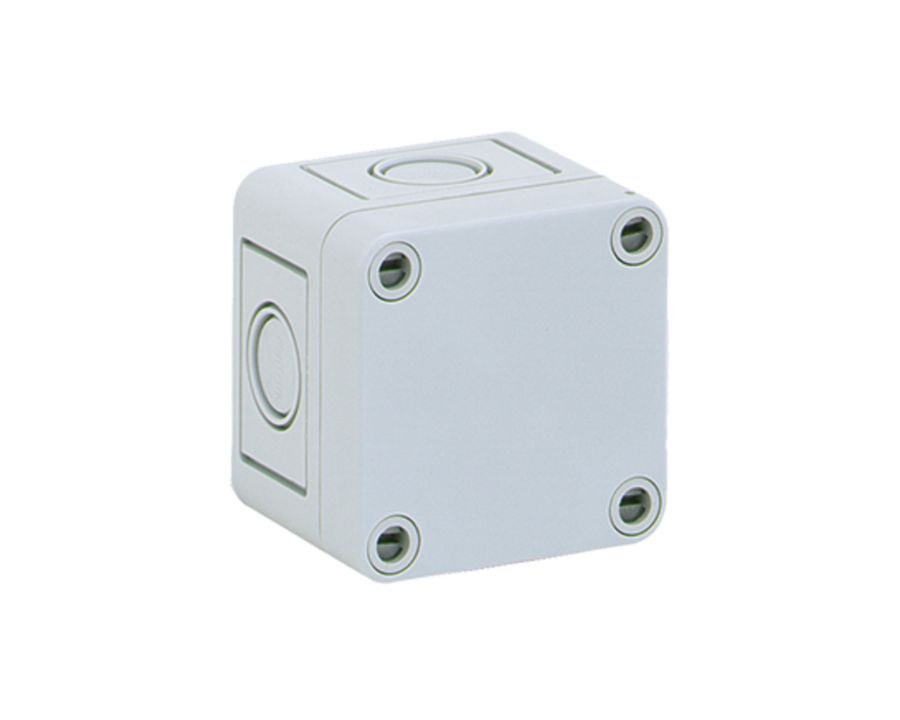 A white Spelsberg TK series electrical junction box on white background.