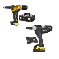 Akkubetriebene Blindniet-Setzgeräte verschiedener Hersteller