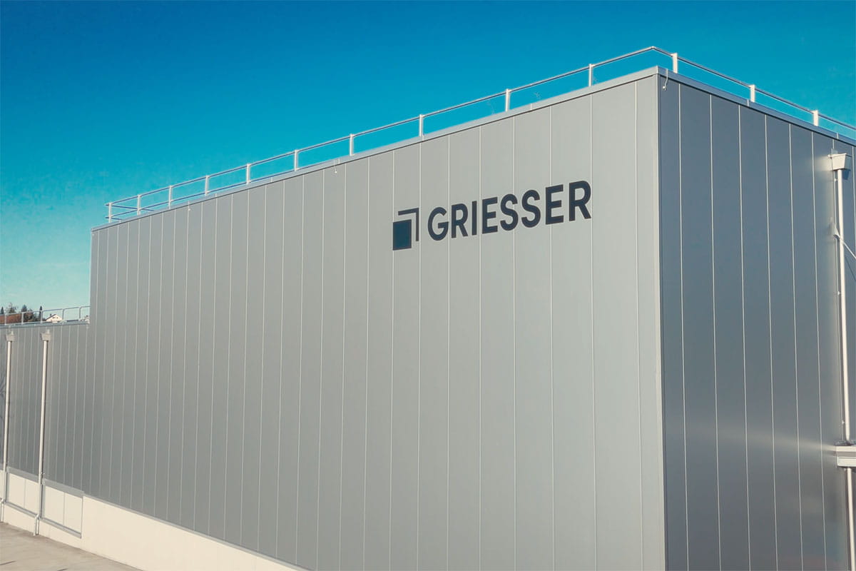 The building of the Griesser AG in Aadorf Switzerland