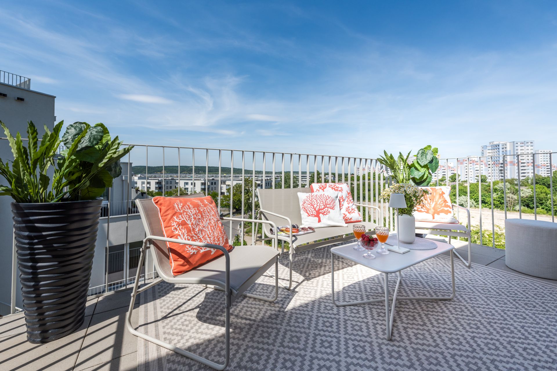 Balkon mit Ausblick