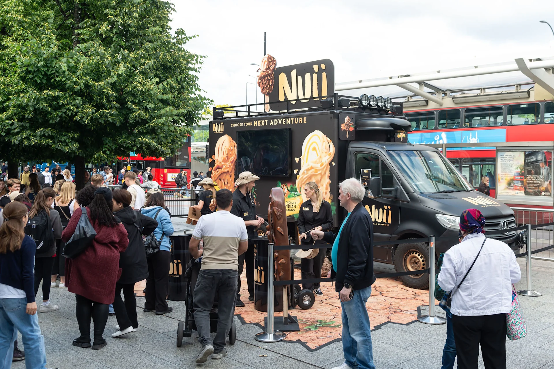 Nuii ice cream experiential sampling