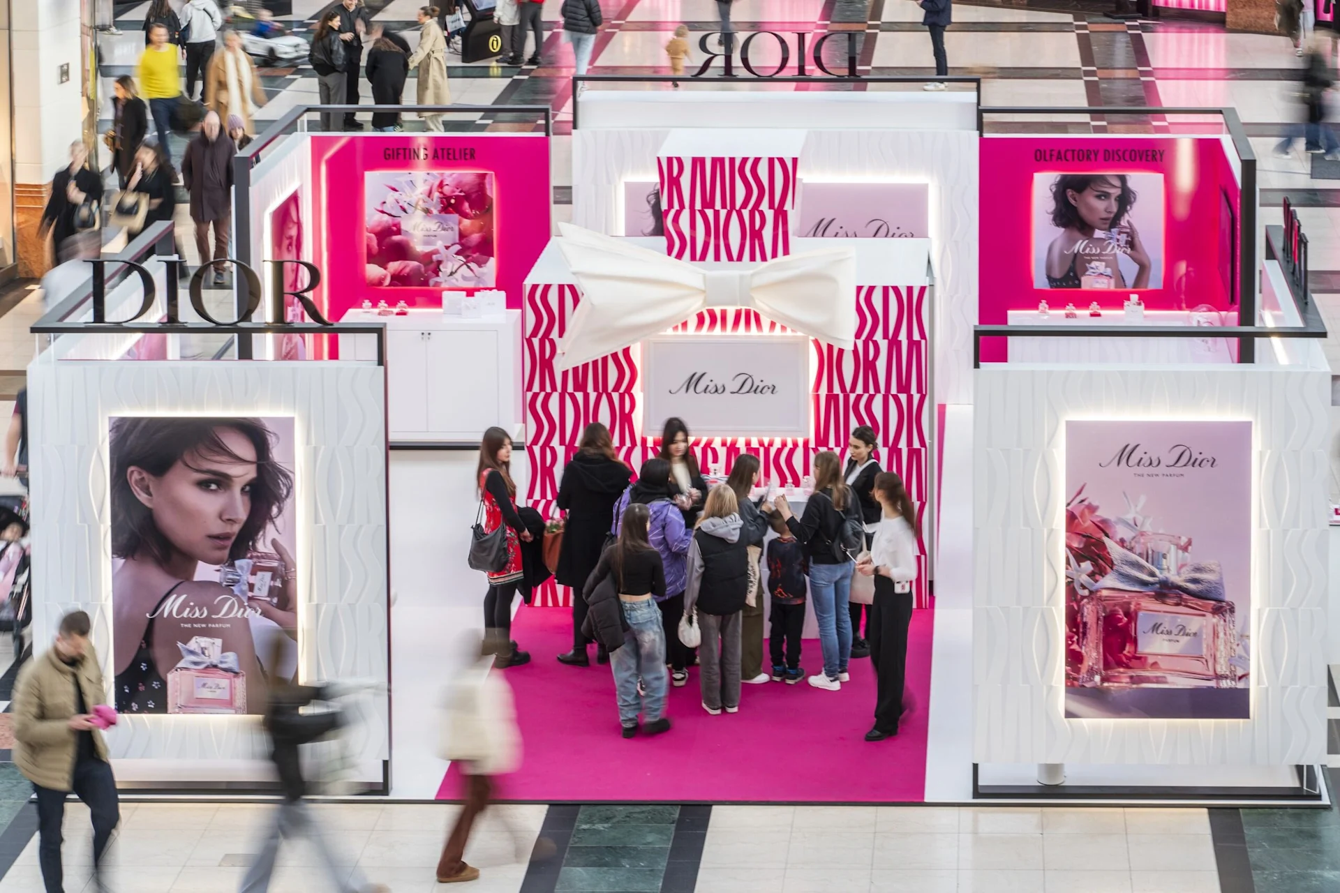 Campaign with Dior, Westfield Arkadia