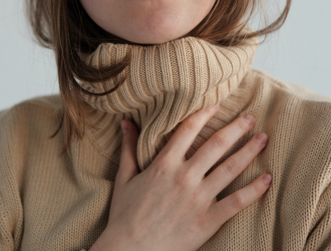 Ondt i halsen - årsag og lindring