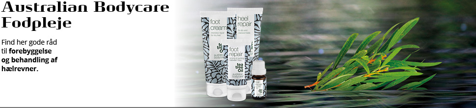 Austrailian bodycare fodpleje - banner