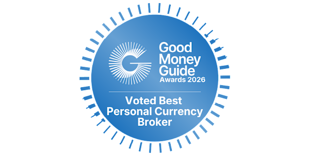 TorFX Voted Best Personal Currency Broker - Good Money Guide Awards 2026