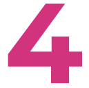 4 four icon red