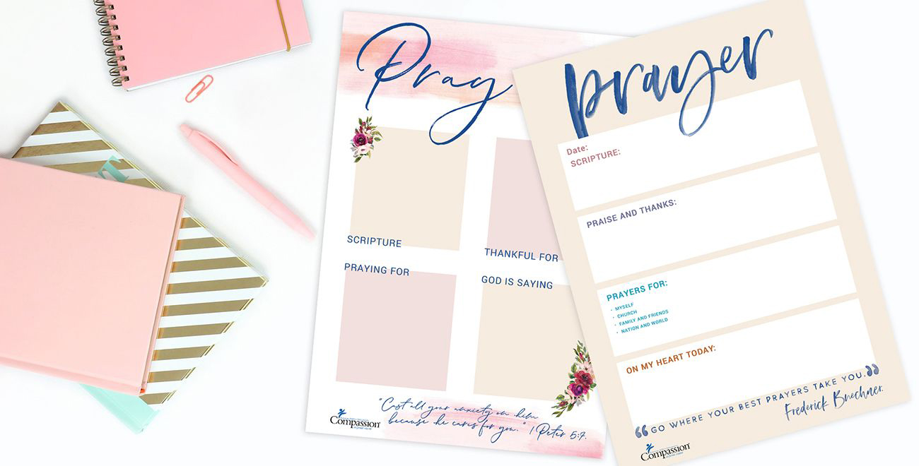 your-free-prayer-journal-templates-compassion-uk for Free Printable Prayer Journal Pdf Your Free Prayer Journal Templates | Compassion UK for Free Printable Prayer Journal Pdf