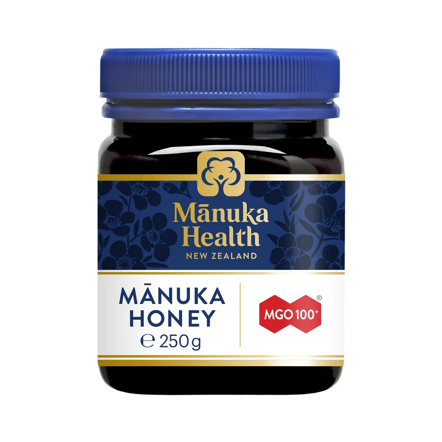 Manuka-Honey-MGO100-250g-EU-AU-Jar-Front 1