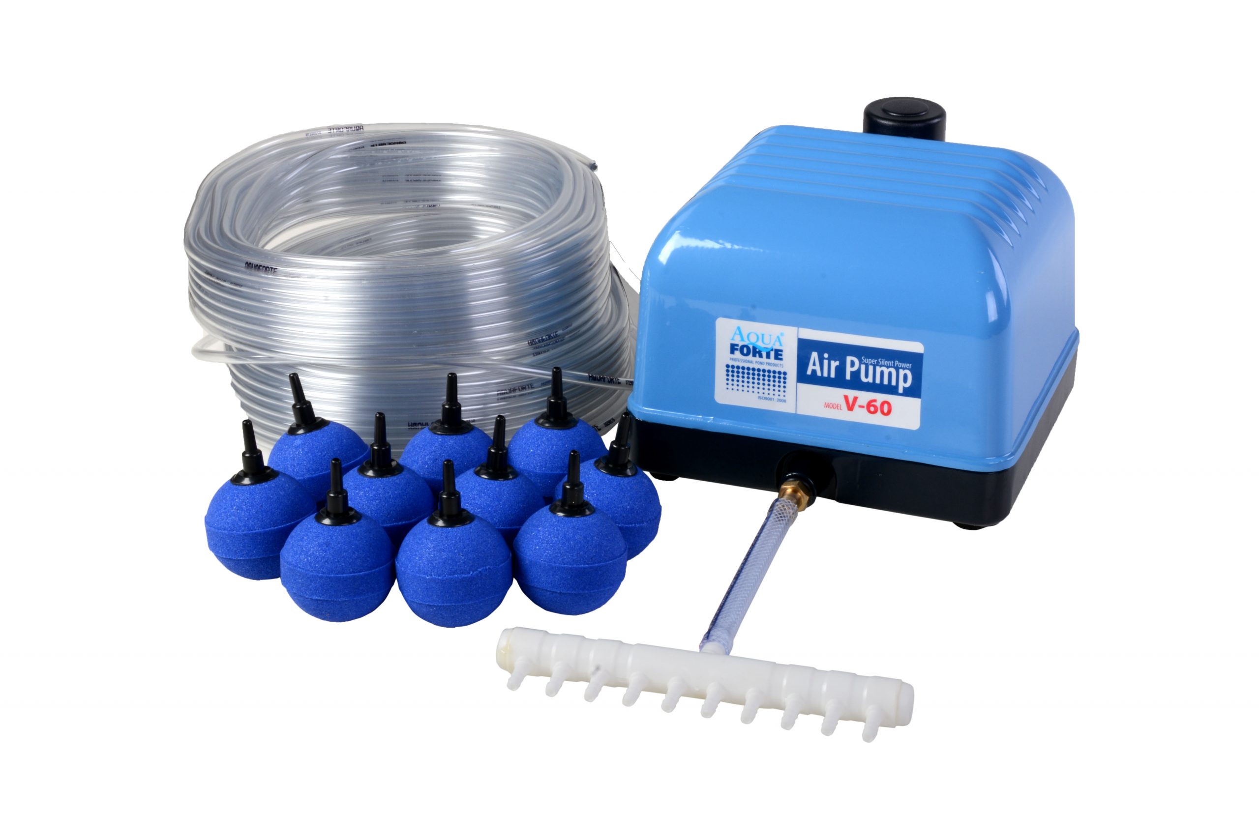 AquaForte Air Pump HI-Flow V-40 Set