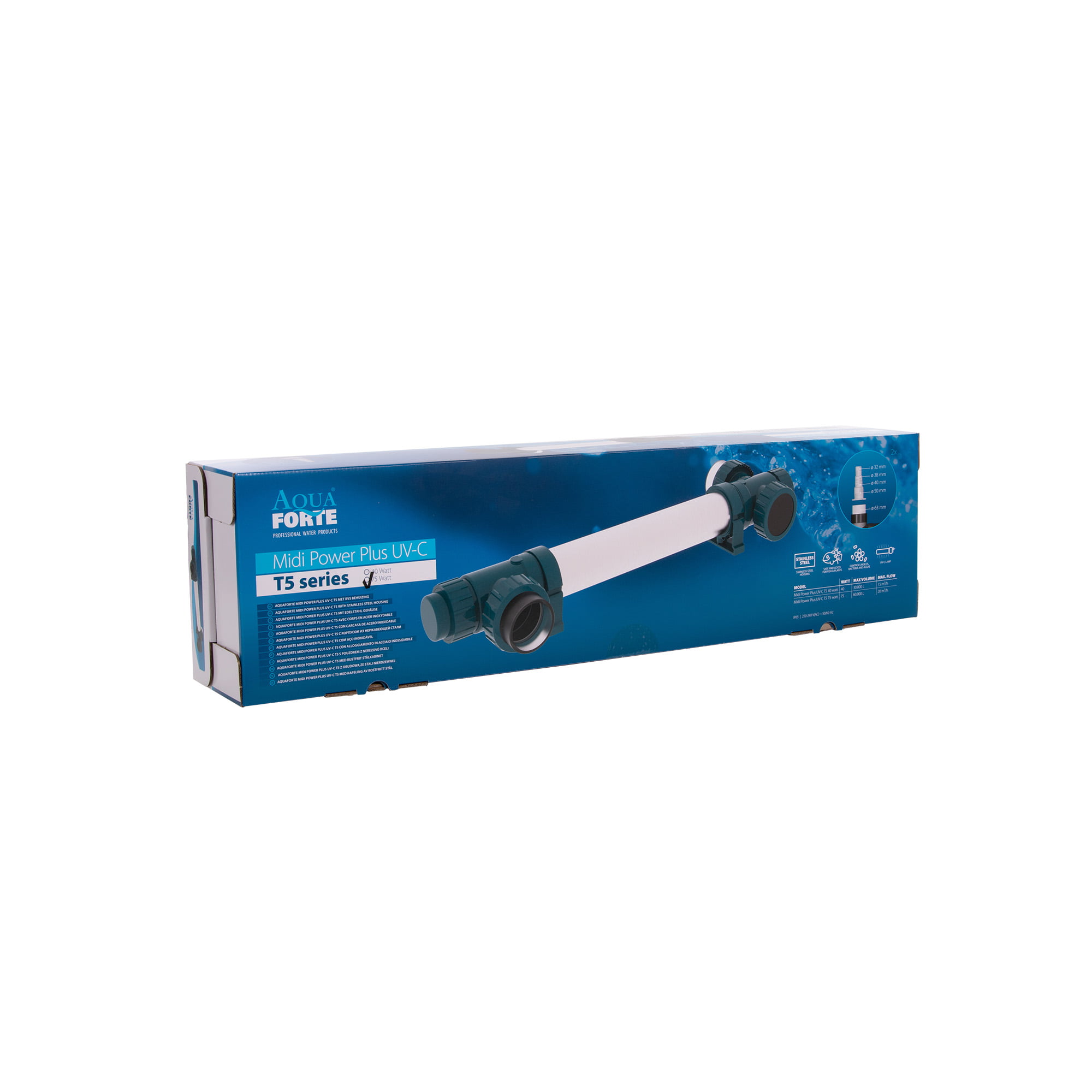 AquaForte UV-C T5 75W Ozon Redox UV-C (low & high pressure) - Antonis Vijvers