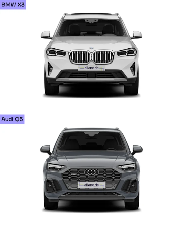 BMW X3 vs. Audi Q5 – Premium-SUVs im Vergleich 2025 | Allane