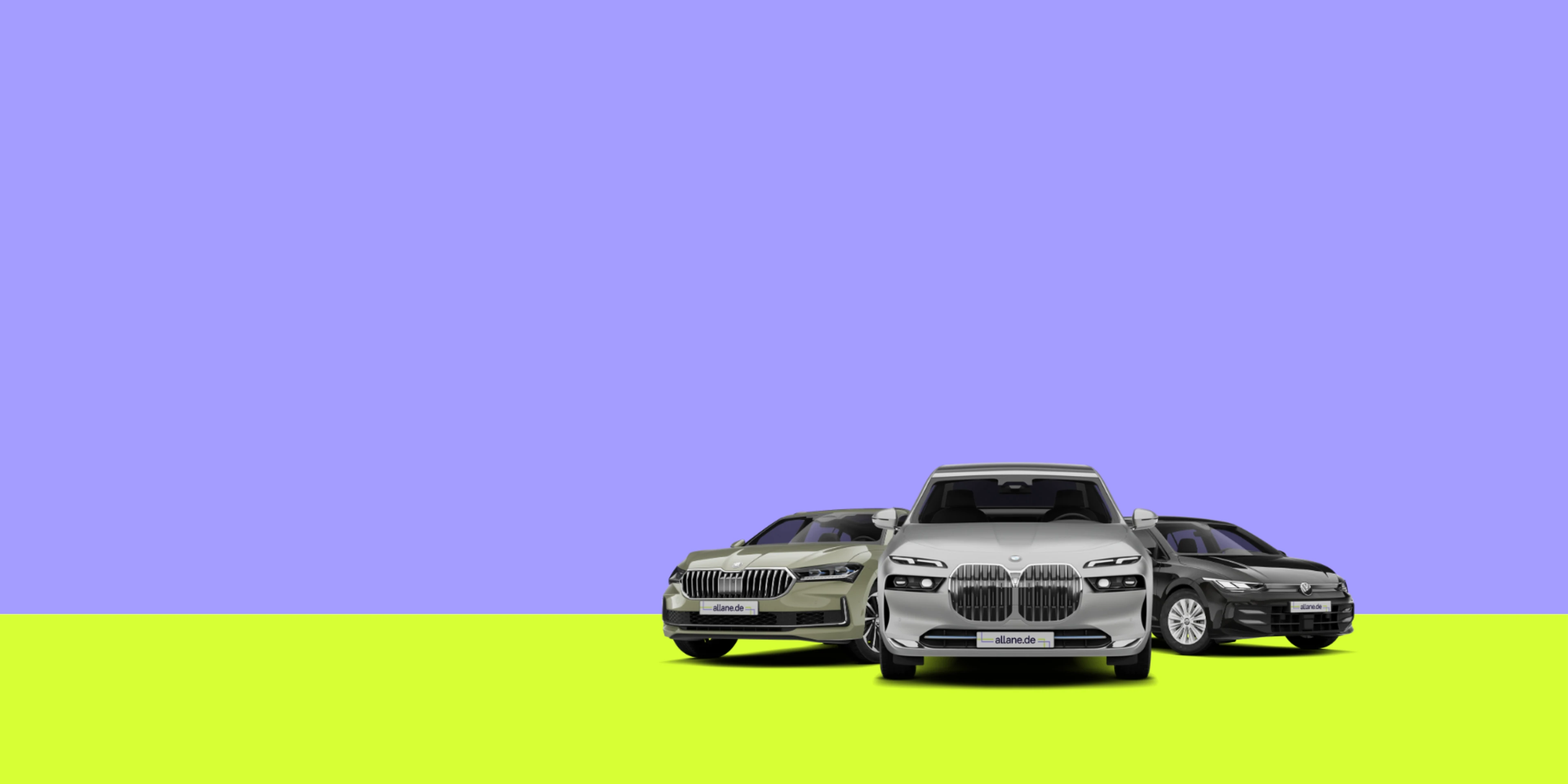 leise Autos: Skoda Superb, BMWi7, VW Golf