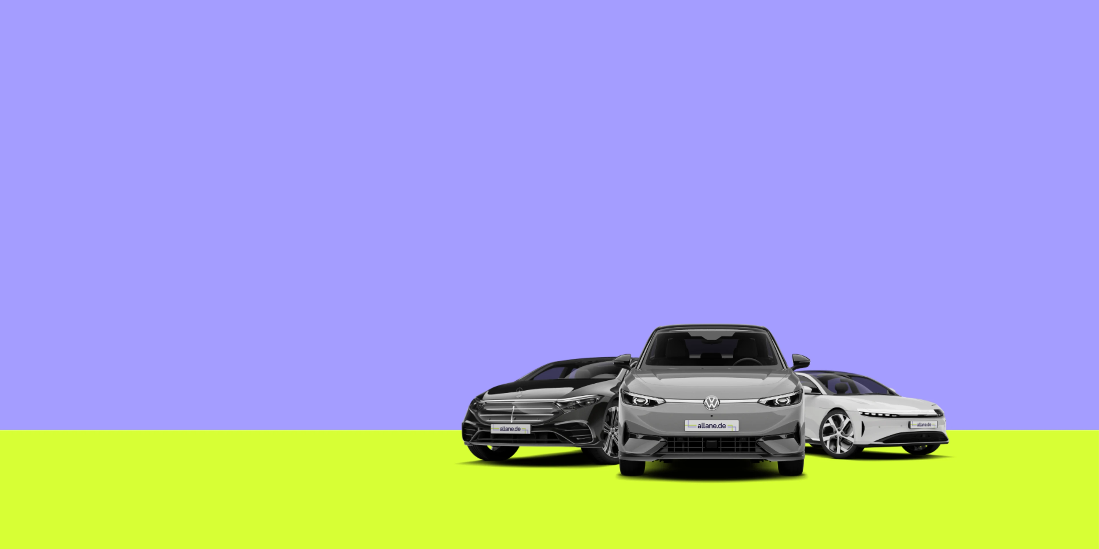 VW ID.7 neben Mercedes-Benz EQS und Lucid Air