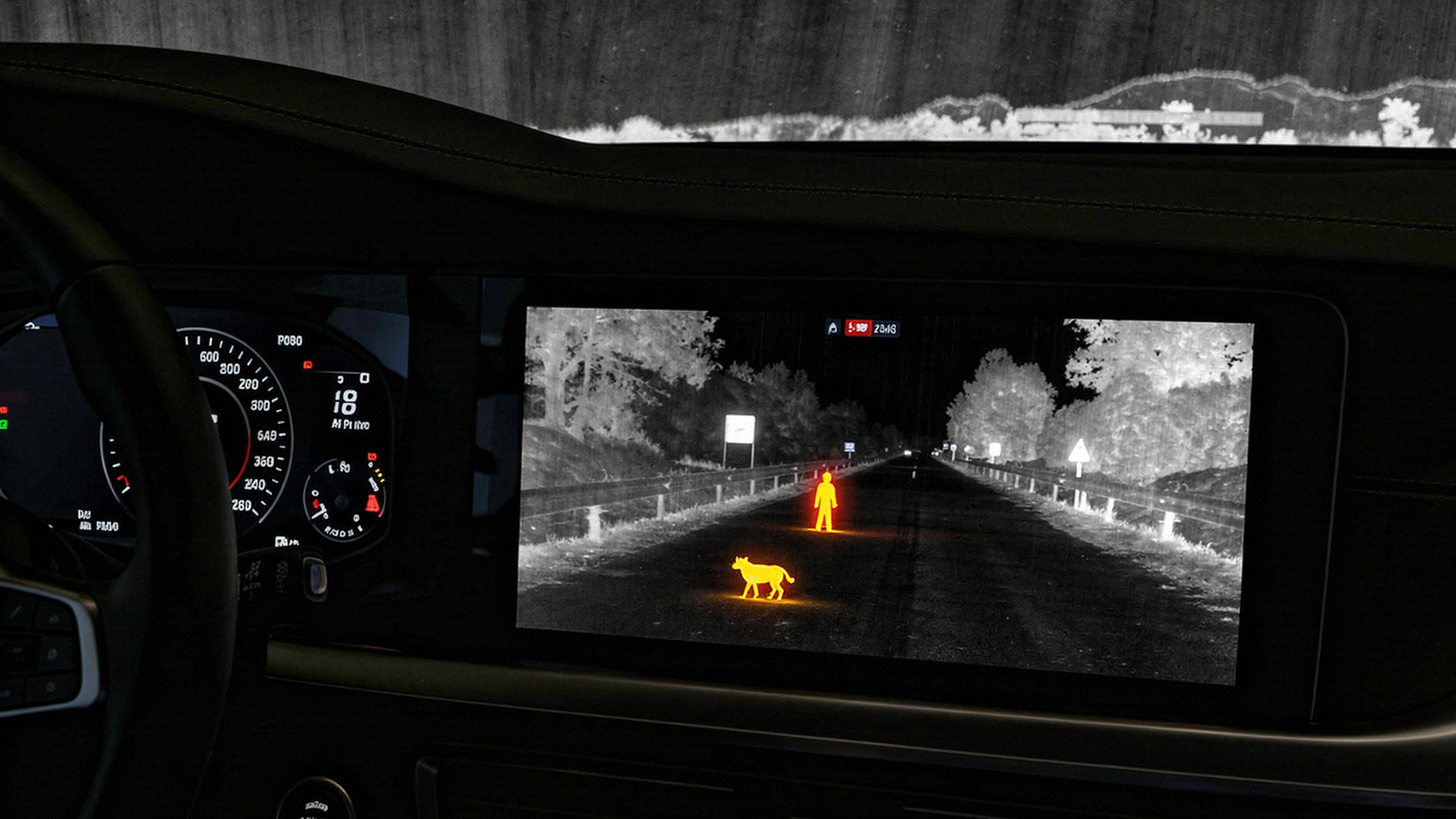 Display Nachtsichtassistent