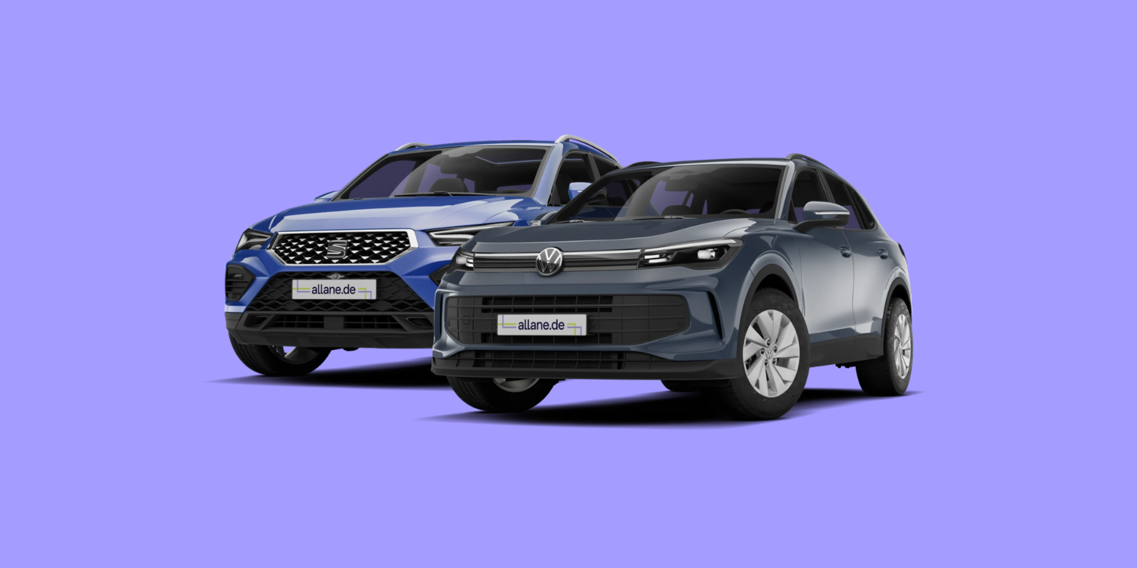 SEAT Ateca neben VW Tiguan