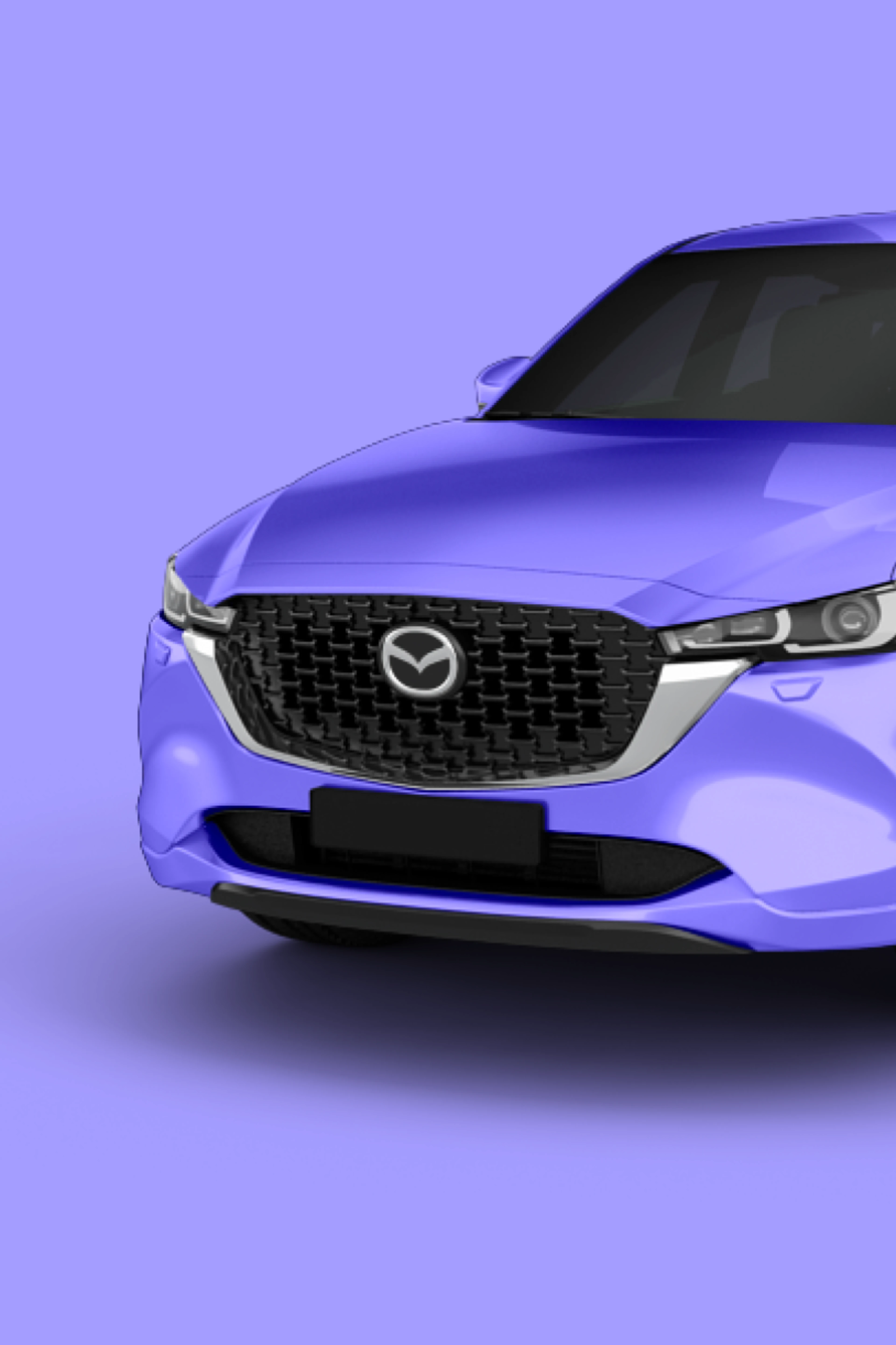 Mazda Fahrzeug in Violett