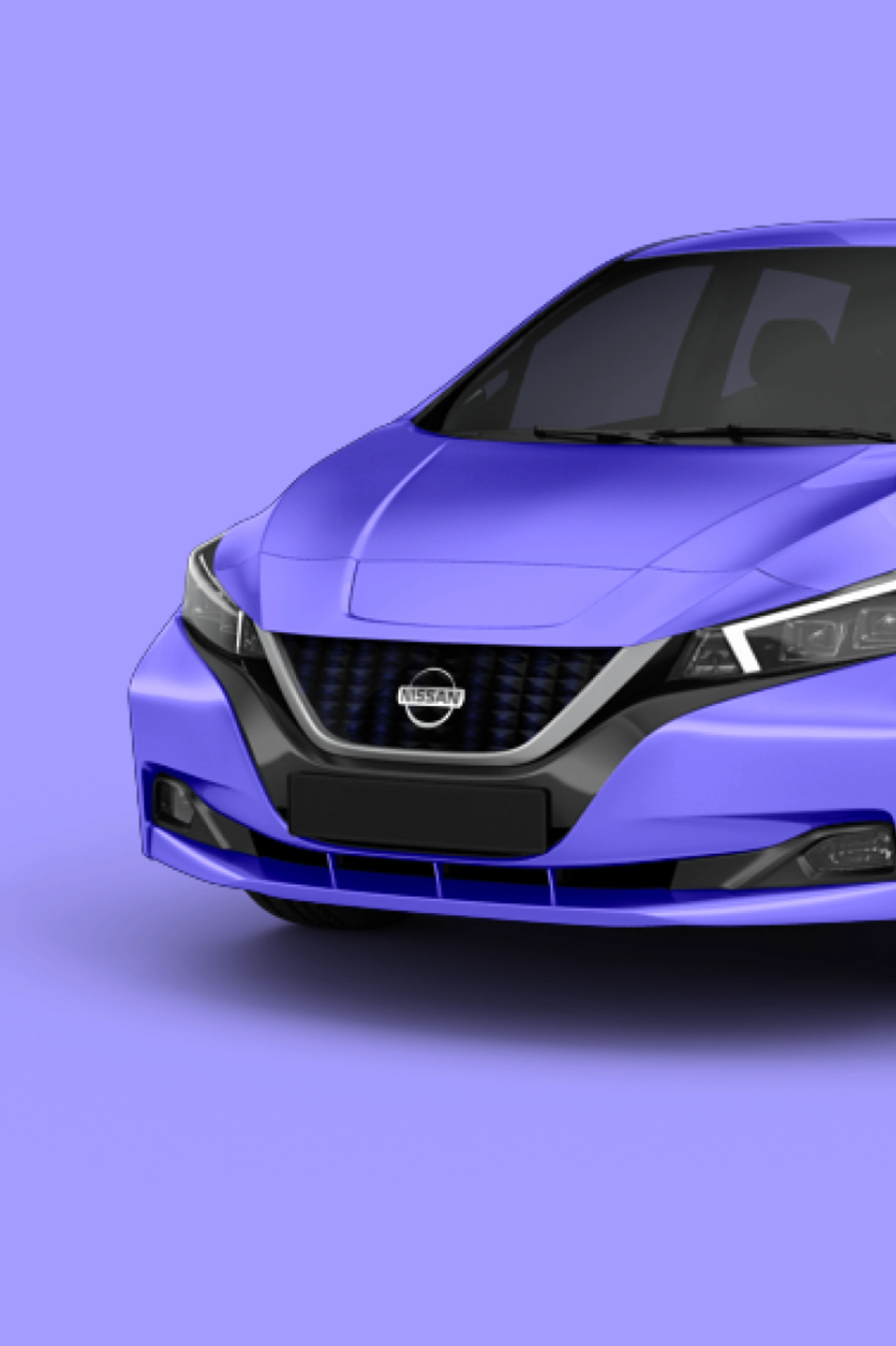 Nissan Fahrzeug in Violett