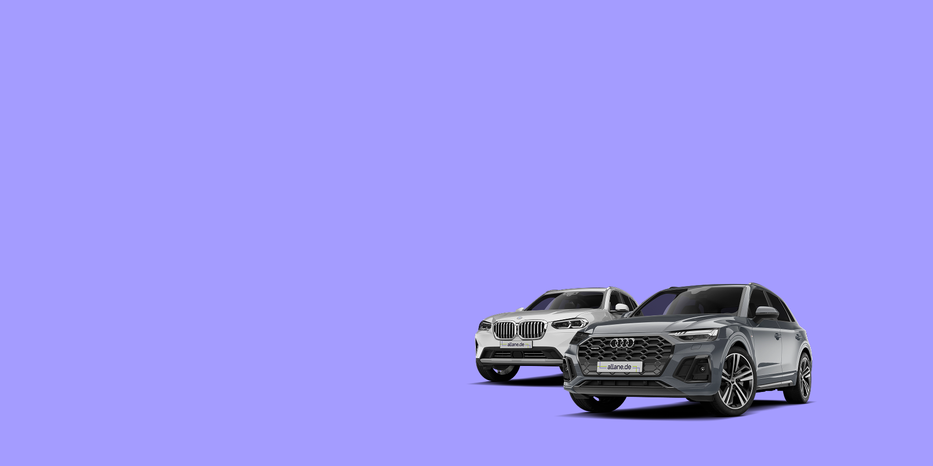 BMW X3 neben Audi Q5