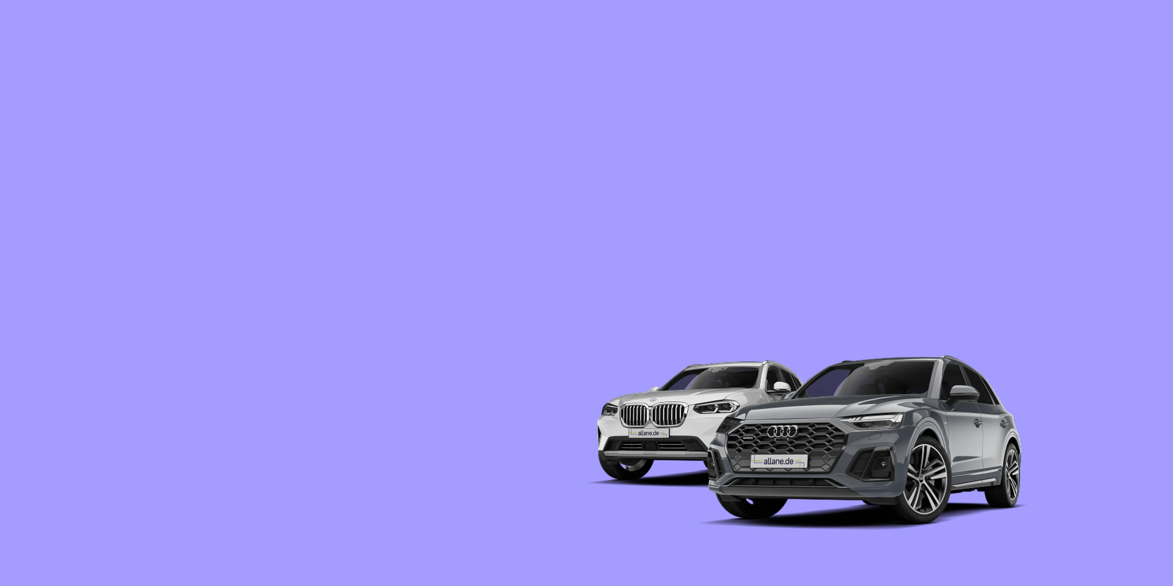 BMW X3 neben Audi Q5