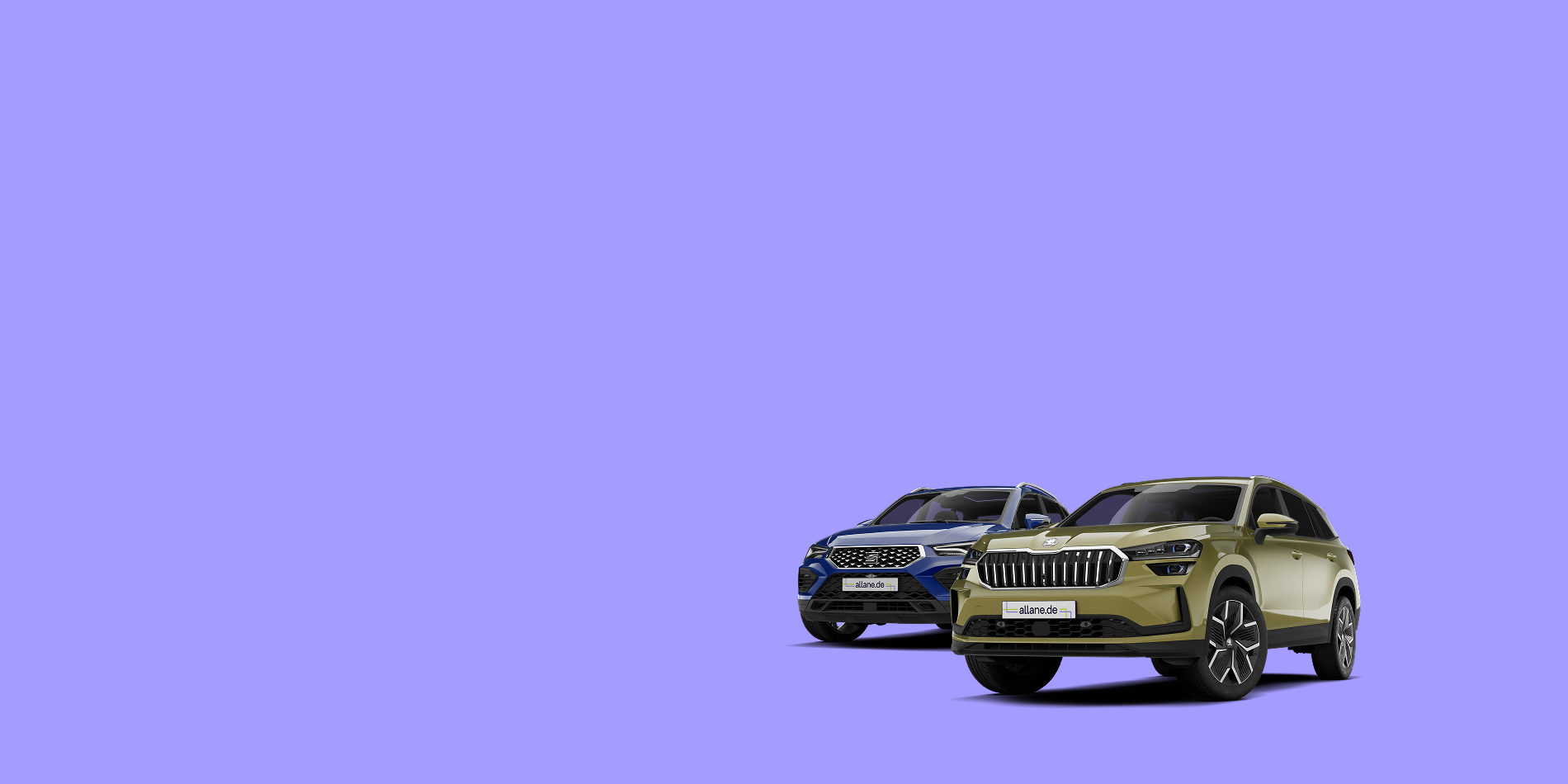 SEAT Ateca neben Skoda Kodiaq