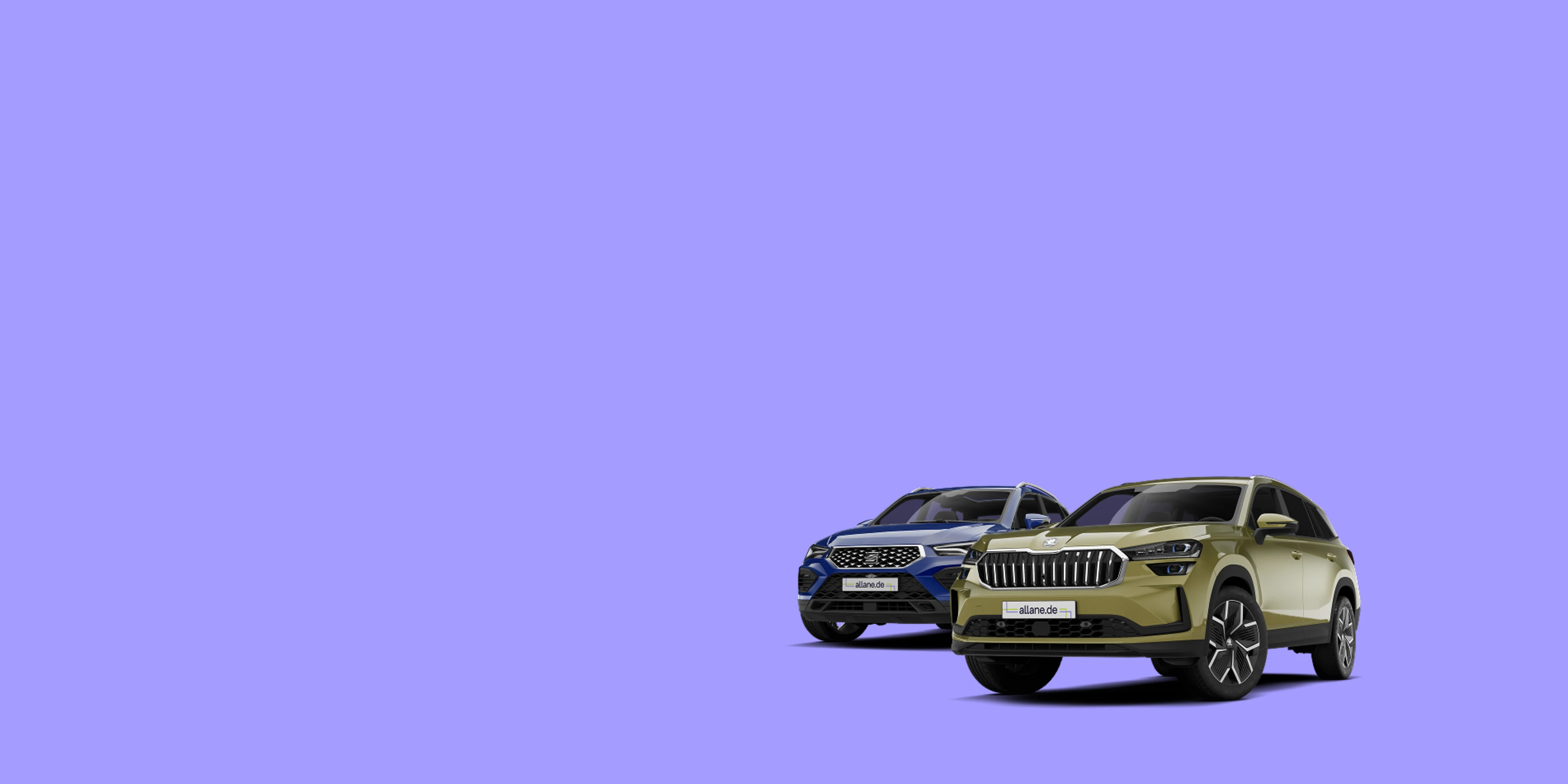 SEAT Ateca neben Skoda Kodiaq