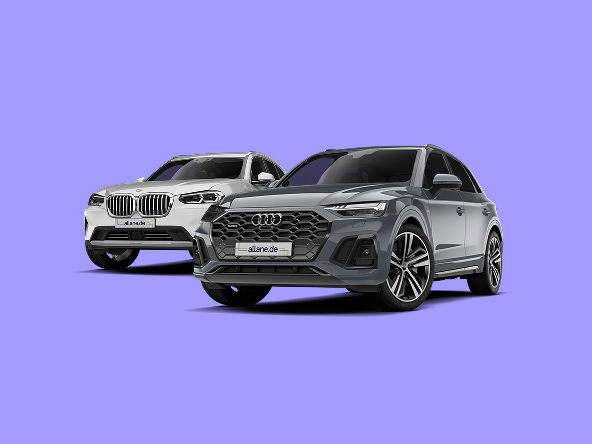 BMW X3 neben Audi Q5